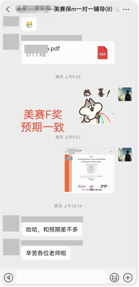 美赛F奖