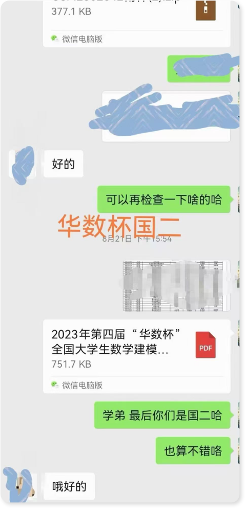 华数杯国二